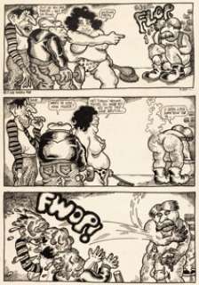 Wilson, S. Clay - S. Clay Wilson Zap Comix #2 Complete 1-Page Story Original Art (Apex Novelties, 1968)....