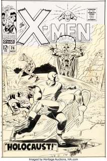 Roth, Werner - Werner Roth, Jack Kirby, and Dick Ayers The X-Men #26 Cover Original Art (Marvel, 1966)....