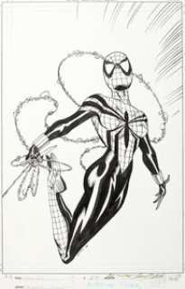 Olliffe, Pat - Pat Olliffe and Al Williamson Spider-Girl #2 Variant Cover Original Art (Marvel, 1998)....