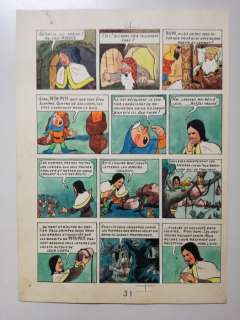 De Moor, Bob | De Moor, Bob - Originele pagina in kleur - Le Mystère du Vieux Château Fort - (1947) | Catawiki