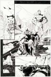 Lee, Jim - Jim Lee and Scott Williams Batman #612 Story Page 16 "Hush Chapter Five" Original Art (DC, 2003)....