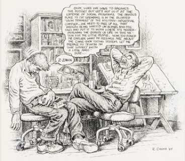Crumb, Robert | Robert Crumb The Comics Journal #121 Cover Original Art (Fantagraphics, 1988).... | Heritage