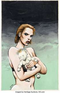 Bilal, Enki | Enki Bilal Baby-Boom Cover Original Art (Éditions Mazarine, 1985). ... | Heritage