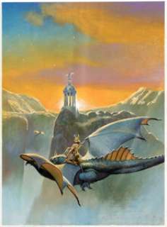 Segrelles, Vicente | Vicente Segrelles The Mercenary, Sacred Fire #1 Cover Original Art (Glénat, 1982).... | Heritage