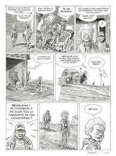 JAMAIS, Bruno Duhamel, tome 2, 2022, planche n°44, encre et lavis,… | Bamboo Edition