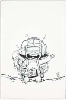 Skottie Young - Death of Wolverine: The Weapon X Program #1 Variant Cover Original Art (Marvel, 2015)....