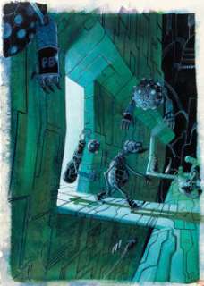 Serge Pellé Orbital Illustration Original Art (c. 2017).