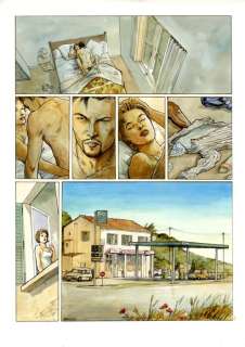 Berlion, Olivier | Berlion, Olivier - Planche originale couleur - Garrigue T1 - Personne n’est à l’abri d’une mauvaise rencontre... - (2008) | Catawiki