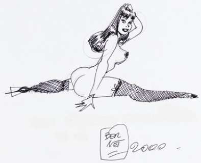 Jordi Bernet - Clara de Noche Sketch Original Art (2000) and Horacio Altuna Belle de Nuit Sketch Original Art (undated). (Total: 2 Original Art)