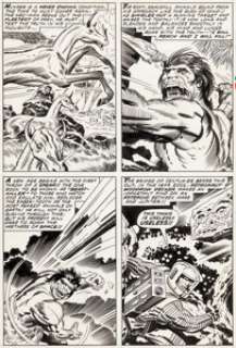 Jack Kirby And Frank Giacoia | 2001: A Space Odyssey #1 Story Page 9 Original Art (Marvel, 1976). | Heritage
