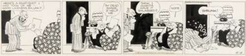 Paul Fung - Polly and Her Pals Daily Comic Strip Original Art dated 5-4-36 (King Features Syndicate, 1936).