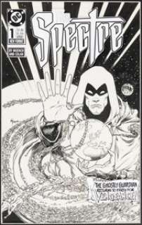 Michael Kaluta - The Spectre #1 Cover Original Art (DC, 1987). (Total: 2 Items)