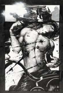 Alex Maleev The Crow: Dead Time #3 Story Page 13 Original Art (Kitchen Sink Press, 1996).