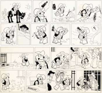 Nick Penn - Untitled Sunday Comic Strip Original Art Group of 2 (c. 1940s). (Total: 2 Original Art)