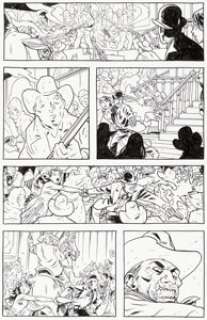 Brian Hurtt The Sixth Gun #2 Story Page 8 and 15 Group of 2 (Oni Press, 2010). (Total: 2 Original Art)