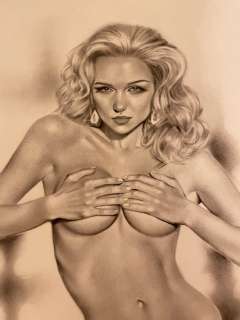 Juliana Ovsyanka | Ovsyanka, Juliana - Signed original piece - Formaat: 29 x 42 cm. | Catawiki