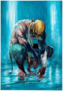 Gabriele Dell‘Otto Iron Fist #1 Variant Cover Original Art (Marvel, 2017).