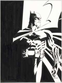 Scott McDaniel Wizard: The Comics Magazine #112 Batman Cover Original Art (Wizard, 2001).