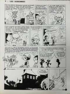 Seron, Pierre | Seron, Pierre - Planche originale - Les Petits Hommes T41 - Opération QI - (2004) | Catawiki