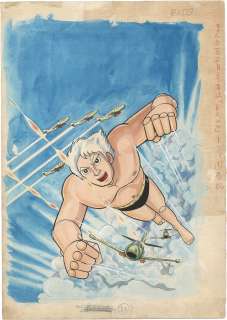 Kyuuta Ishikawa’s Hand-Drawn Color Manuscript "Giant Roro" | Mandarake (Big Web)