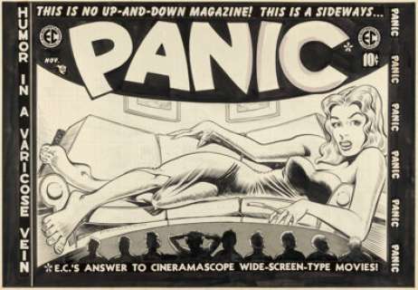 Al Feldstein Panic #5 Cover Original Art (EC, 1954). | Heritage