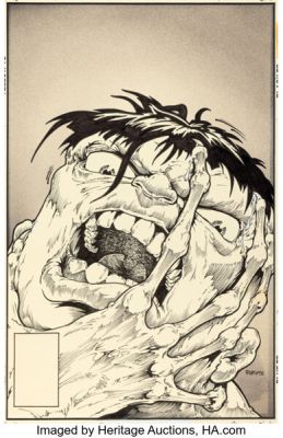 Jeff Purves The Incredible Hulk #358 Cover Original Art (Marvel, 1989). | Heritage