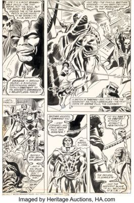 Gene Colan and Frank Giacoia Strange Tales #171 Brother Voodoo Story Page 15 Original Art (Marvel, 1973).