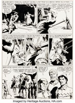 Russ Heath The Brave and the Bold #11 Robin Hood Story Page 5 Original Art (DC, 1957).