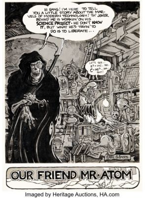 Greg Irons Slow Death #9 "Our Friend Mr. Atom" Complete 9-Page Story Original Art (Last Gasp, 1978). (Total: 9 Original Art) | Heritage