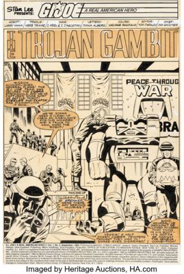 Herb Trimpe and Jack Abel G.I. Joe, A Real American Hero #3 Story Page 12 Original Art (Marvel, 1982). | Heritage