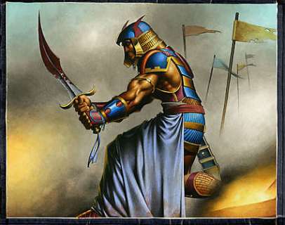 NELSON DECASTRO MERCENARY INFORMER Painting | ComicConnect