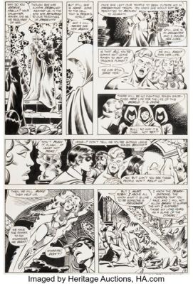George Pérez and Pablo Marcos The New Teen Titans #6 Story Page 8 Original Art (DC, 1981). | Heritage