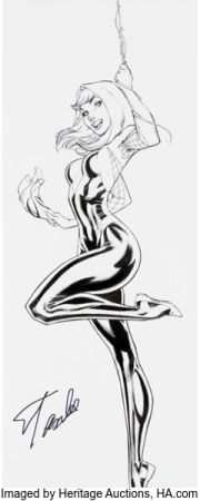 J. Scott Campbell Spider-Gwen #24 Variant Cover Original Art (Marvel, 2017). | Heritage