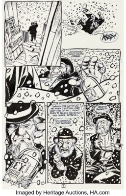 Steve Pugh Preacher Special: Saint of Killers #4 Story Page 8 Original Art (DC/Vertigo, 1996). | Heritage