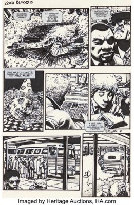 Richard Corben Horror in the Dark #4 Story Page 10 Original Art (Fantagor Press, 1991). | Heritage