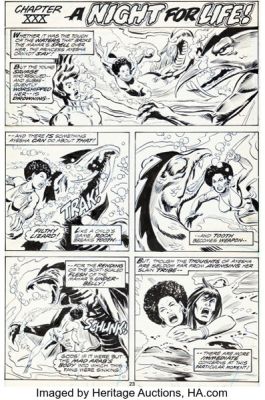 Sal Buscema and Bob Hall Tarzan #20 Story Page 23 Original Art (Marvel, 1979). | Heritage