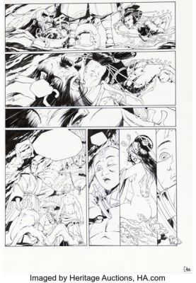 Hub (Humbert Chabuel) Okko, Le Cycle de l’Eau #1 Story Page 40 Original Art (Delcourt, 2005). | Heritage