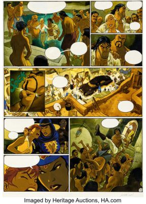 Enrico Marini Gipsy, L’Aile Blanche #5 Story Page 23 Original Art (Dargaud, 1999). | Heritage