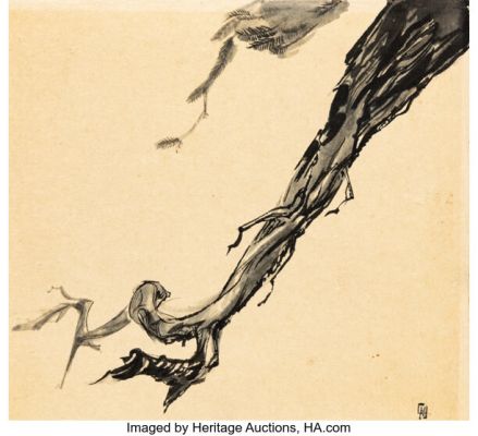 The Art of Chuck Jones - Branches Illustration Signed Original Art (c. 1960s). | Heritage