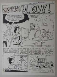 Dirgo, Ray | original page Yogi Bear  - Hi, Guy!  - (’70s) | Catawiki