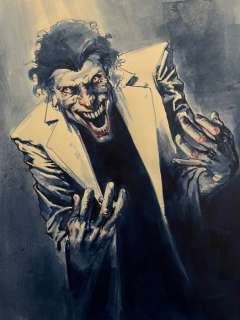 Davide Paratore | DC - Joker illustrazione originale formato A4 - Page volante - Exemplaire unique - (2022) | Catawiki