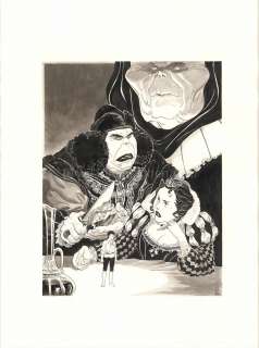 Virginie Augustin - Illustration originale en hommage Ã  la série Les Ogres Dieux