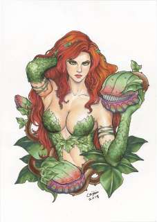Eric Chen’s hand-Hand-Drawn Color Illustration "Poison Ivy" | Mandarake (Big Web)