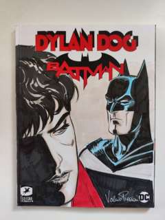 Valerio Piccioni | Dylan Dog - Dylan dog - Batman White cover illustrazione originale del maestro Valerio Piccioni | Catawiki