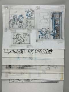 Lapone | Lapone, Antonio - Ensemble de 6 études de case et découpages originaux | Catawiki