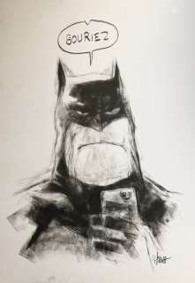 Frezzato, Massimiliano | Frezzato, Massimiliano - Illustrazione originale “Batman - Souriez” - (2021) | Catawiki