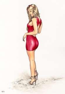 Lounis Chabane | Portfolio "Miroir-Miroir Lola" - avec un Dessin original dédicacé de Lounis Chabane | Catawiki