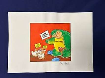 Gaudelette, Michel - Gaudelette, Michel - Dessin original couleur - Radada la Sorcière T3 - 4ème plat - (1996)