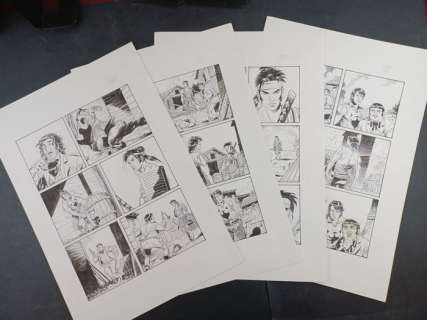 Pesce, Massimo - 4 Original page - Zagor - Il Ritorno del Samurai - 2017 | Catawiki