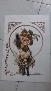 Willem, Etienne - 1 Original colour drawing - Les artilleuses - 2017 | Catawiki